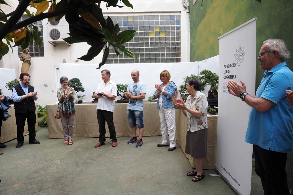 29/05/15 Inauguració de la mostra de Bonsais a l'espai Eat Art en el marc de la 38a Exposició de Flors de Banyoles. FOTO:PERE DURAN