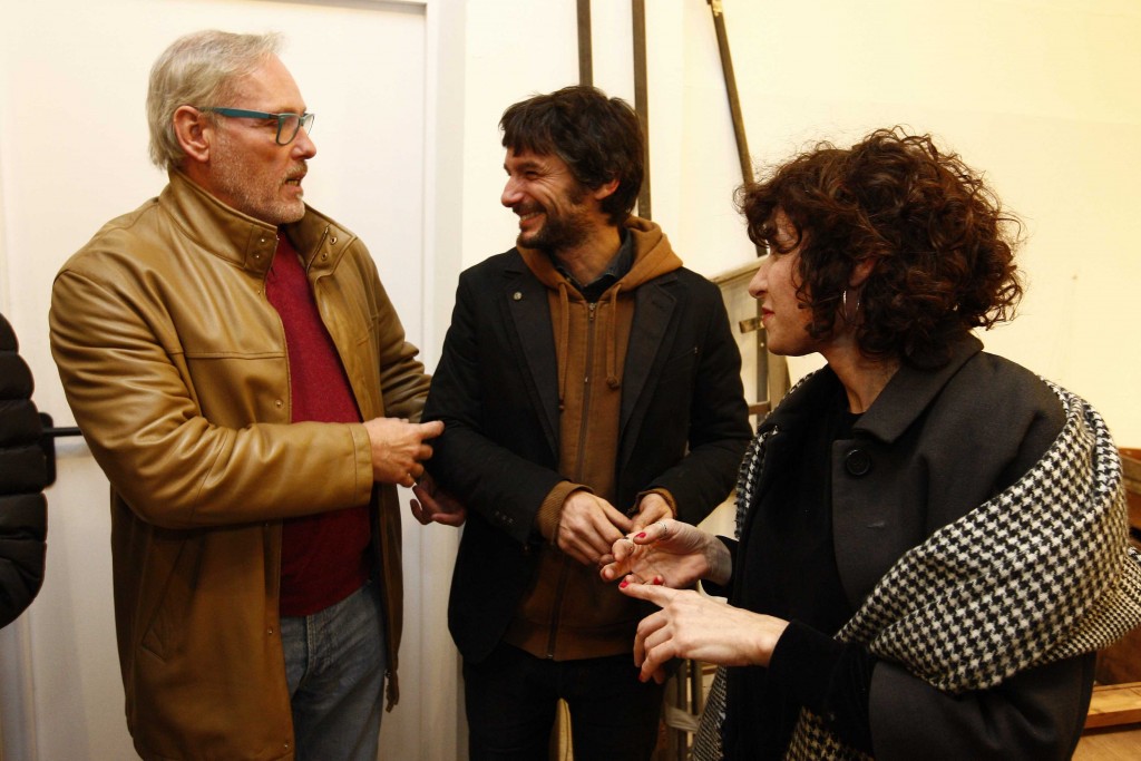 Presentaci de la instal.laci sonora "Equilibris precaris" del grup Cabo San Roque a l'espai El Puntal de Banyoles. FOTO: PERE DURAN