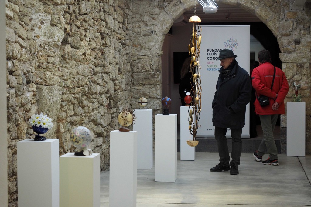 11/03/16 Exposició col.lectiva Un Altre Món a l'Espai Eat Art de Banyoles. FOTO: PERE DURAN