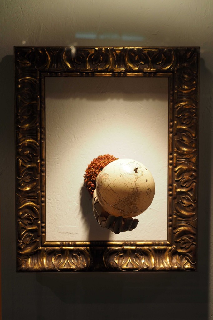 11/03/16 Exposició col.lectiva Un Altre Món a l'Espai Eat Art de Banyoles. FOTO: PERE DURAN