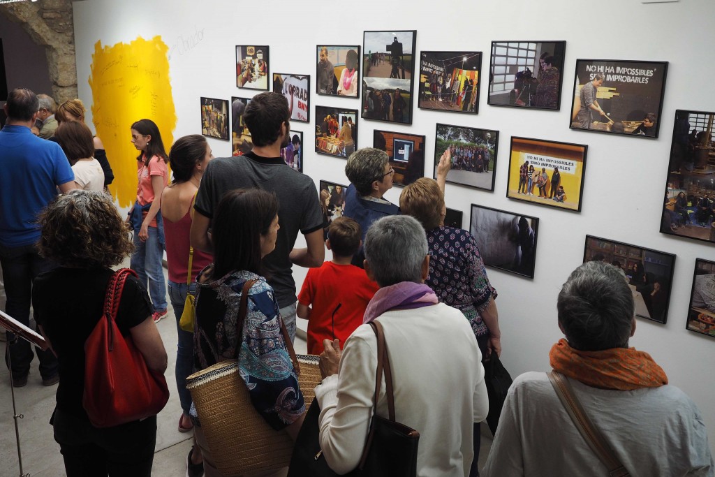 Inauguració exposició La Veu dels Sense veu, del col.lectiu L'Obrador Bny a l'Espai Eat Art. PERE DURAN / NORD MEDIA
