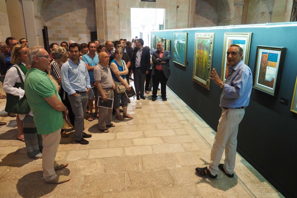 Exposició L Aventura Artística de Carles Fontserè, al Monastir de Sant Esteve de Banyoles. PERE DURAN / NORD MEDIA