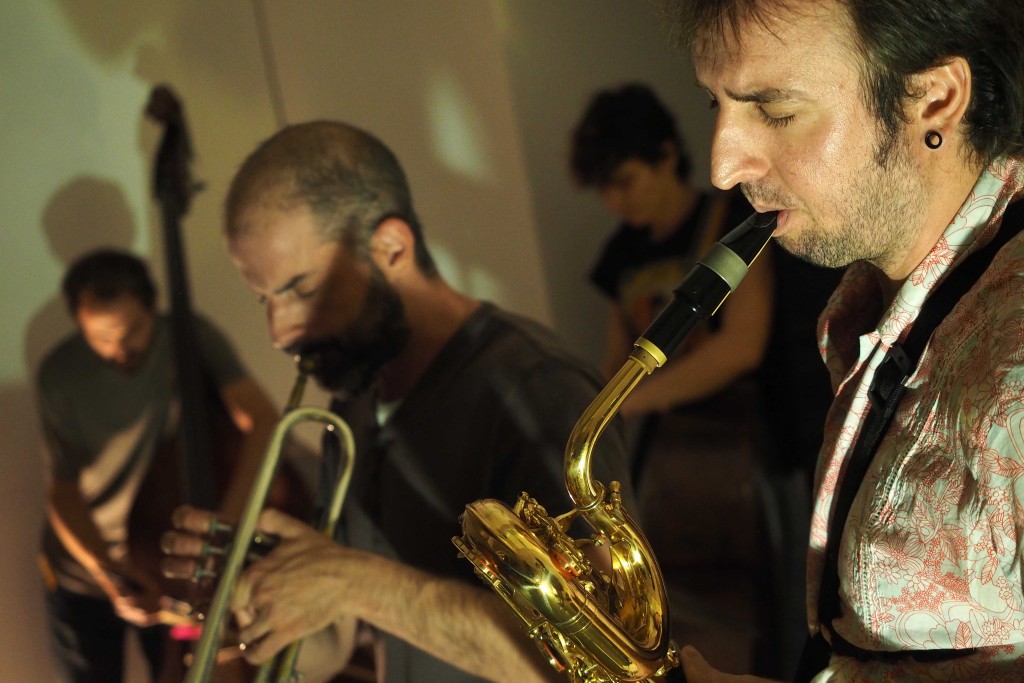 Concert Free Art Ensemble a l'espai Eat Art de Banyoles. FOTO: PERE DURAN