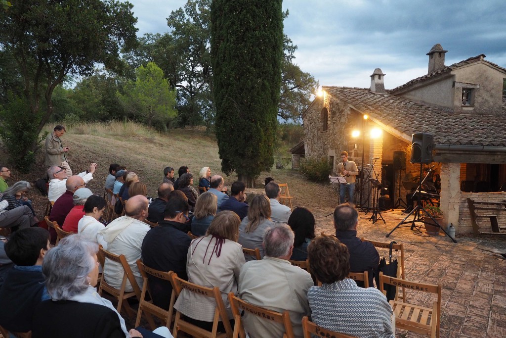 Homenatge a Carles Fontserè i Terry Broch a Can Tista. PERE DURAN / NORD MEDIA