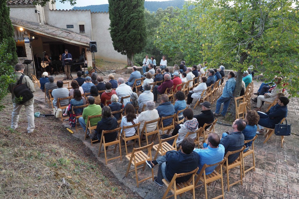 Homenatge a Carles Fontserè i Terry Broch a Can Tista. PERE DURAN / NORD MEDIA