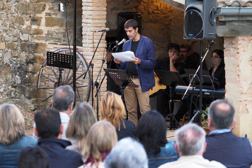 Homenatge a Carles Fontserè i Terry Broch a Can Tista. PERE DURAN / NORD MEDIA