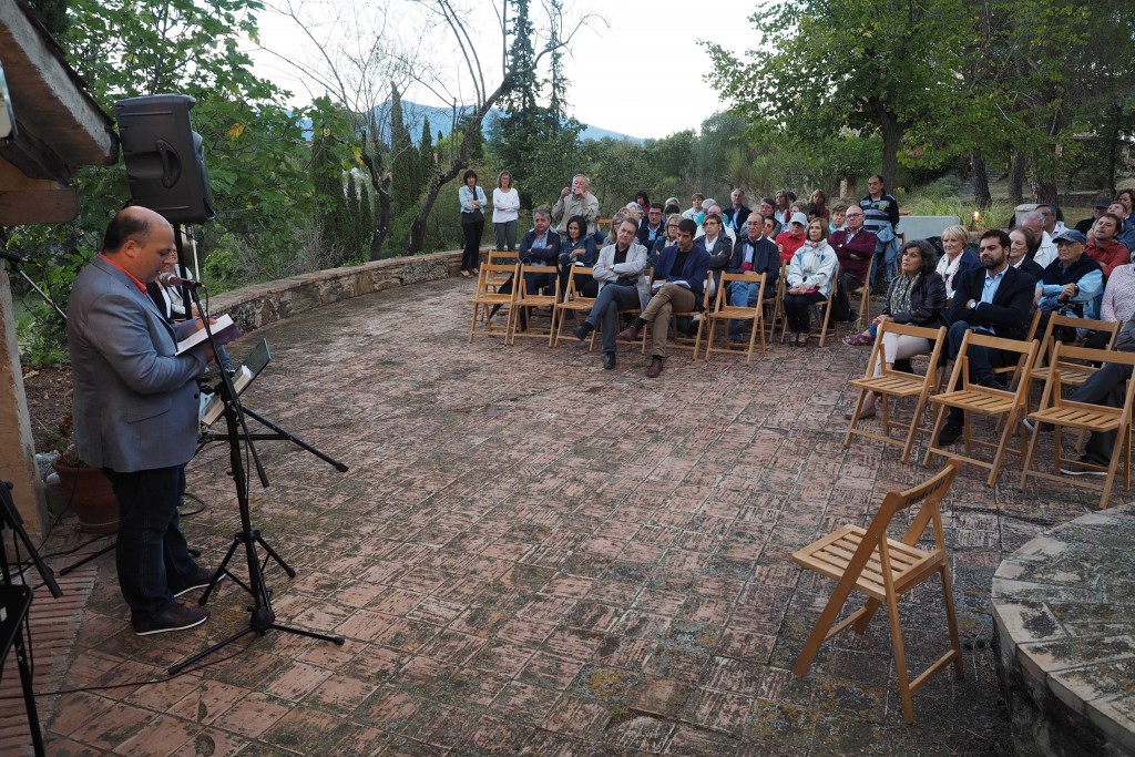 Homenatge a Carles Fontserè i Terry Broch a Can Tista. PERE DURAN / NORD MEDIA