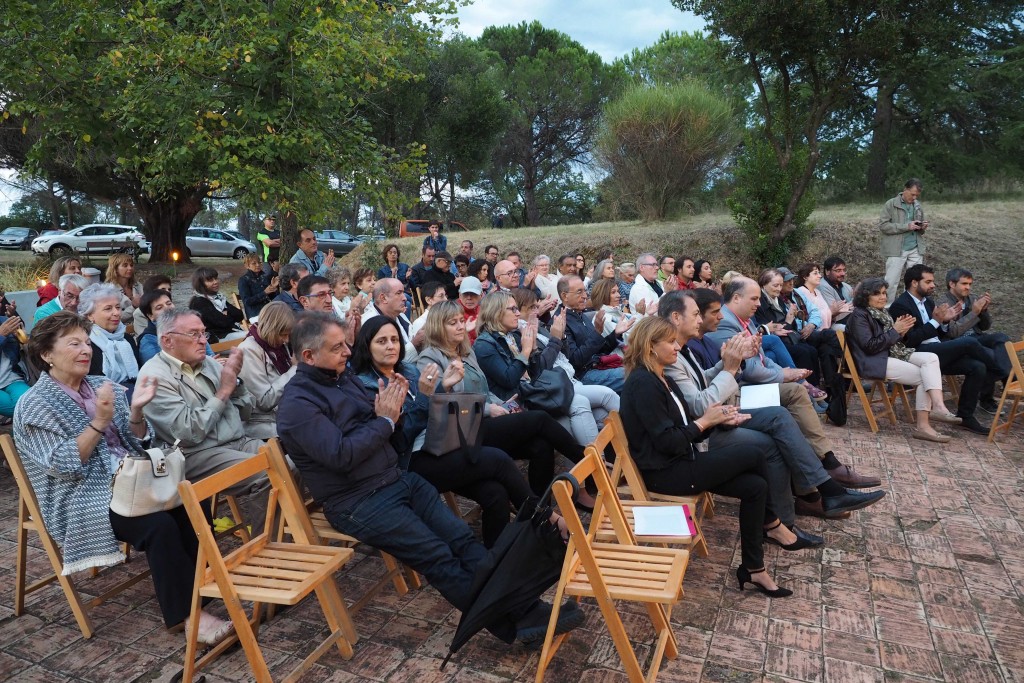 Homenatge a Carles Fontserè i Terry Broch a Can Tista. PERE DURAN / NORD MEDIA