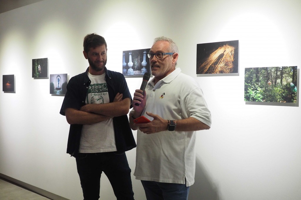 Inauguraci exposici fotogrfica I don't need to know you, de Katia Repina i Luca Aimi a l'espai Eat Art de Banyoles. PERE DURAN / NORD MEDIA